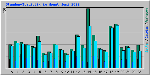 Stunden-Statistik im Monat Juni 2022